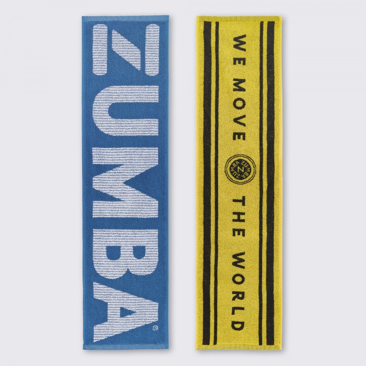 Retro Zumba Fitness Towels 2pk