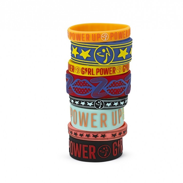 Zumba Power Rubber Bracelets (8PK)