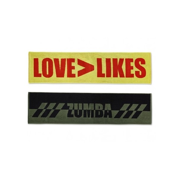 Zumba Love Over Likes Fitness Towels 2PK