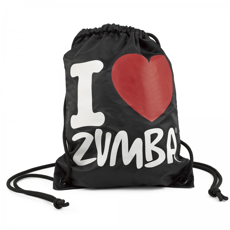 I Love Zumba Drawstring Bag