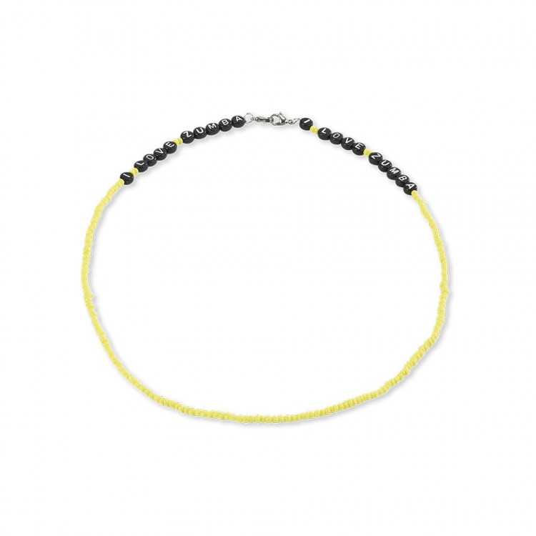 Zumba Yellow Beaded Chain