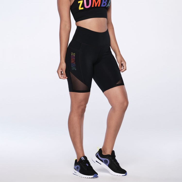 Zumba Core High Waisted Biker Shorts