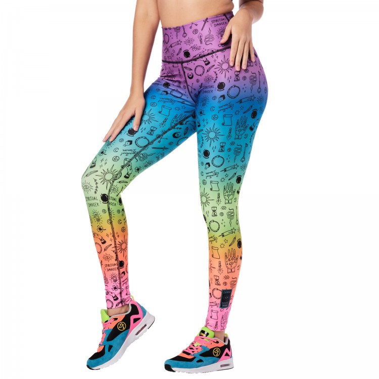 Zumba Vibes High Waisted Ankle Leggings