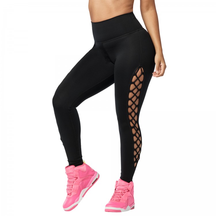 Zumba Wild Laced Up Ankle Leggings