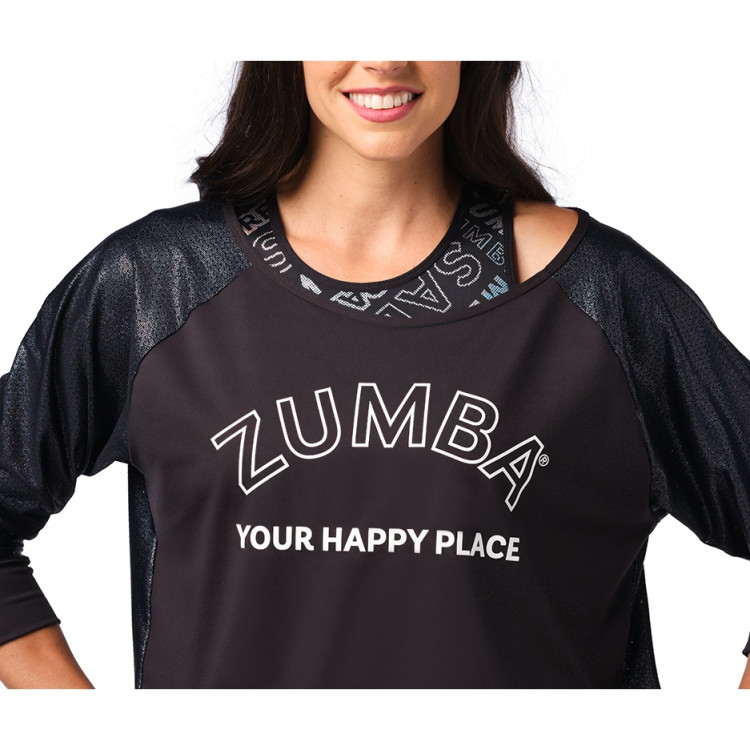 Your Happy Place Zumba Mesh Pullover