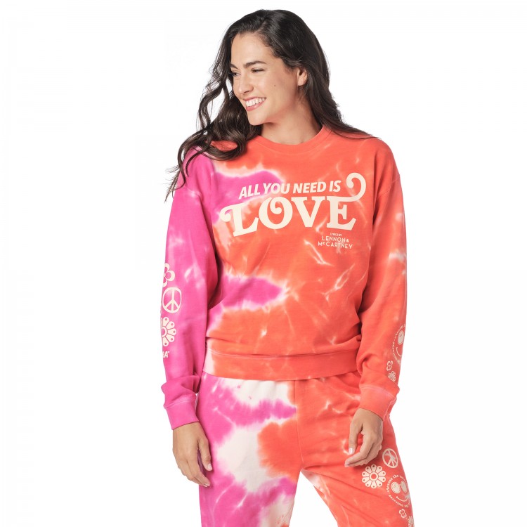 All You Need Is Love Tie-Dye Sweatshirt