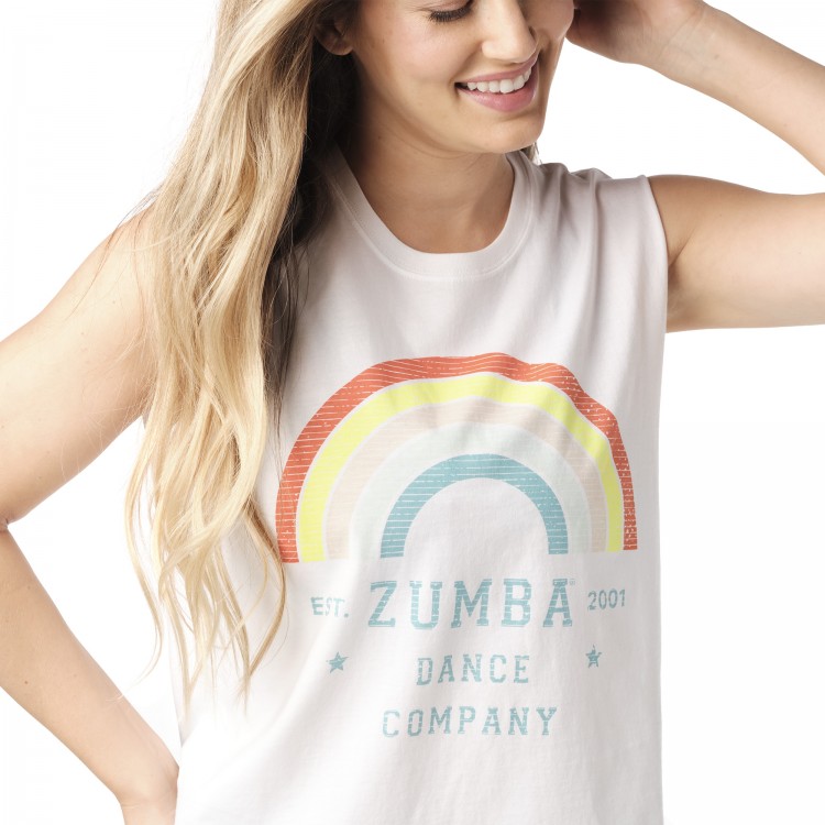 Zumba Dance Company Asymmetrical Tank