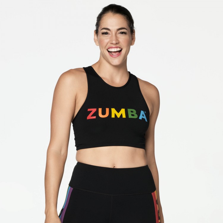 Zumba With Pride Crop Tank