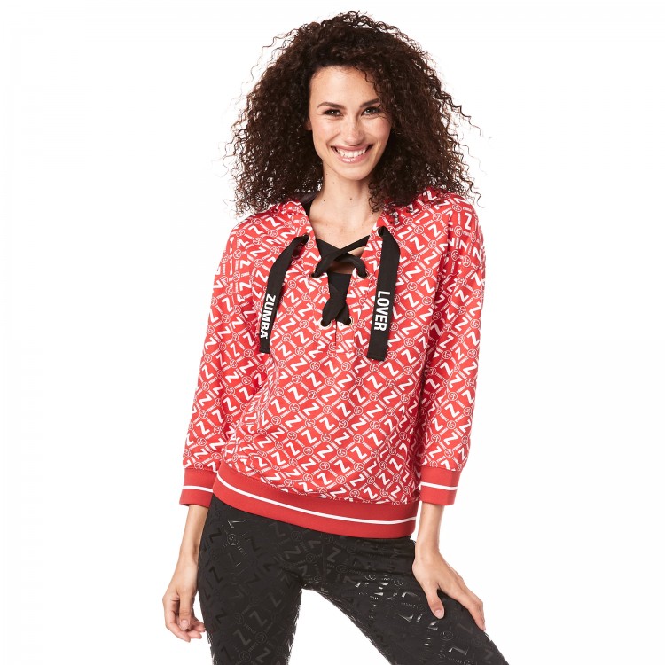 Made With Zumba Love Laced Up Sweatshirt