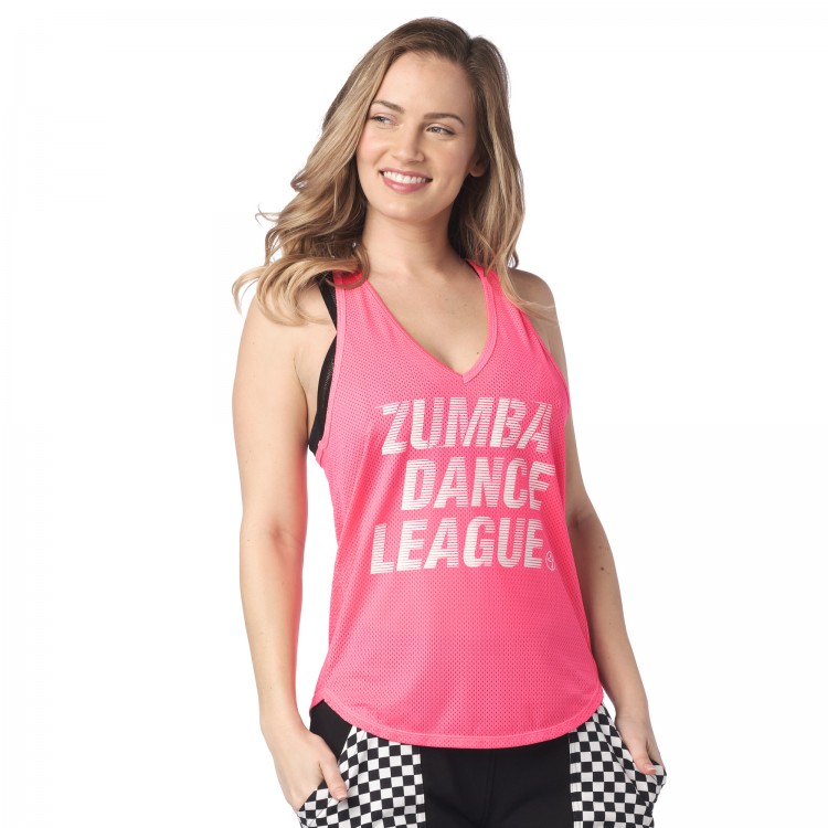 Zumba Dance League Mesh Tank