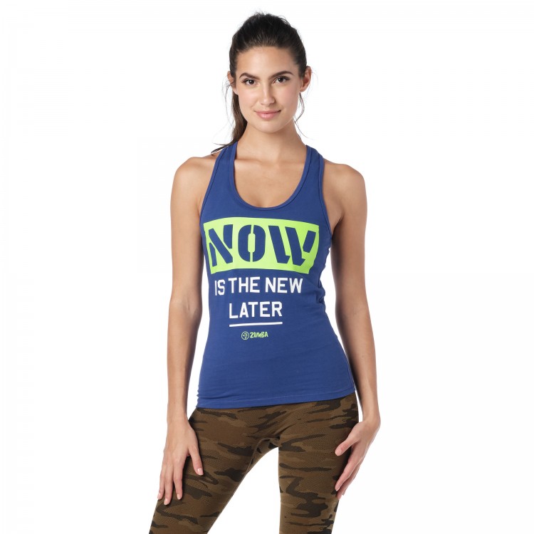 Now Is The New Later Racerback
