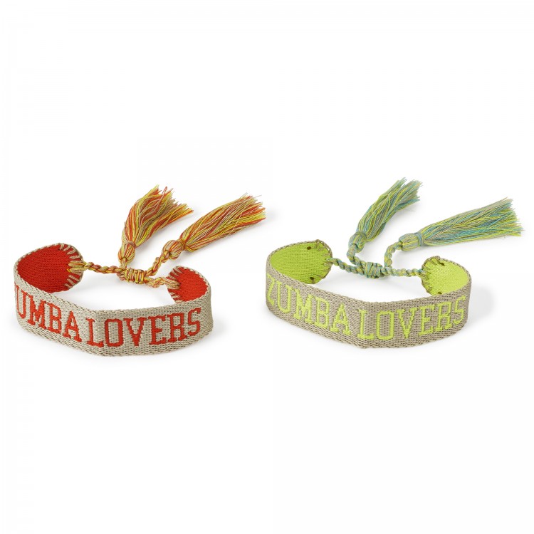 Zumba Lovers Woven Bracelets 2PK