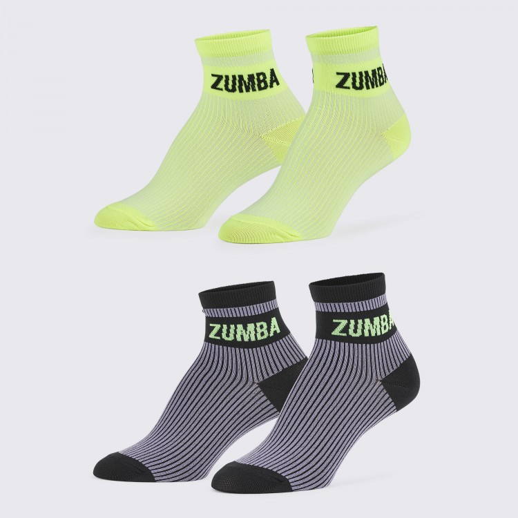 Zumba Electric Socks 2PK