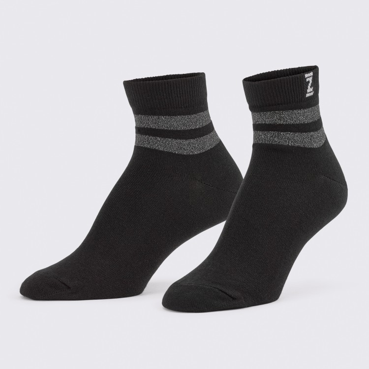 Zumba Ankle Socks - Black Shimmer